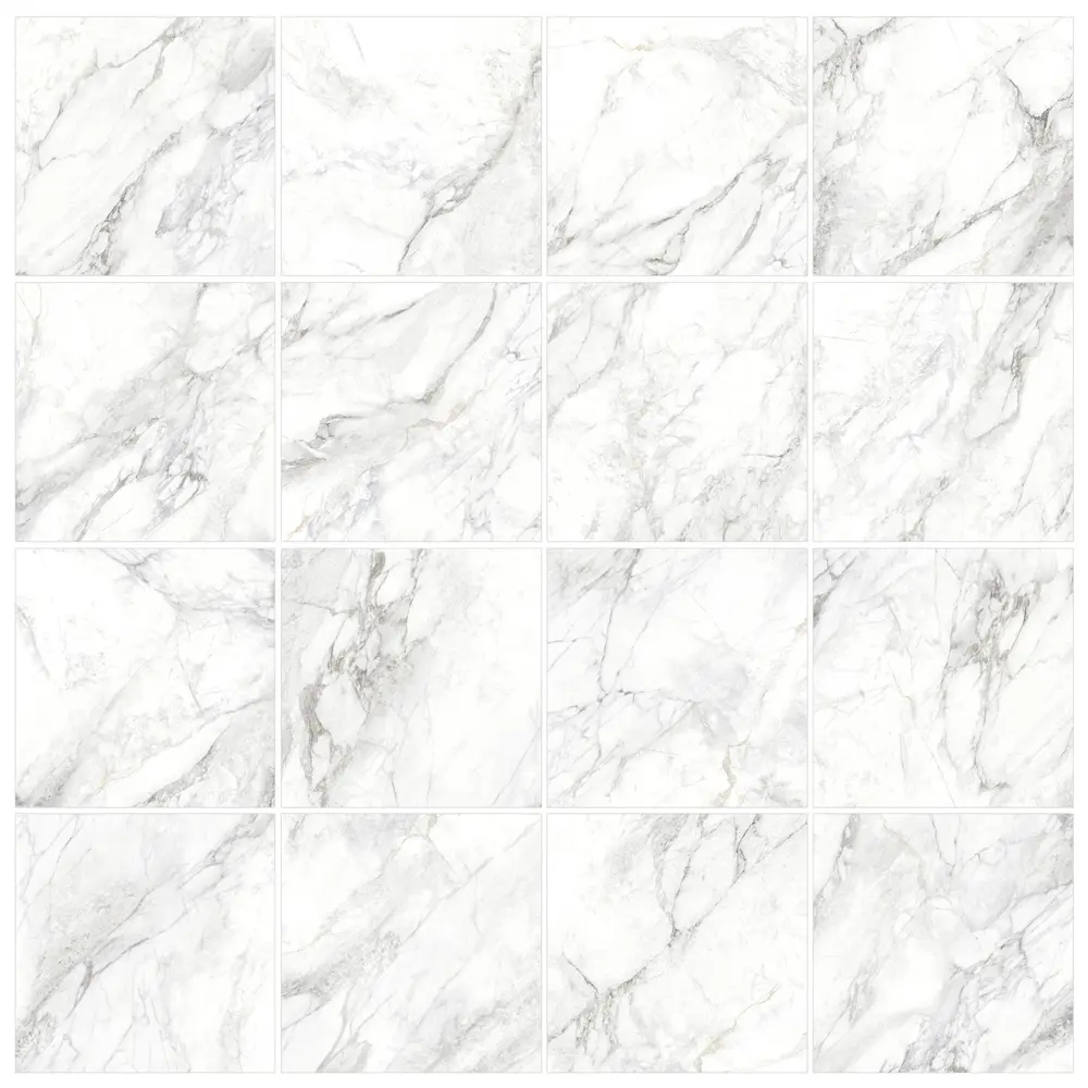 Глазурованный керамогранит Alma Ceramica Authentic 07 60x60 см 1.8 м² матовый цвет белый 89458928 STLM-2181696 - Вид №2