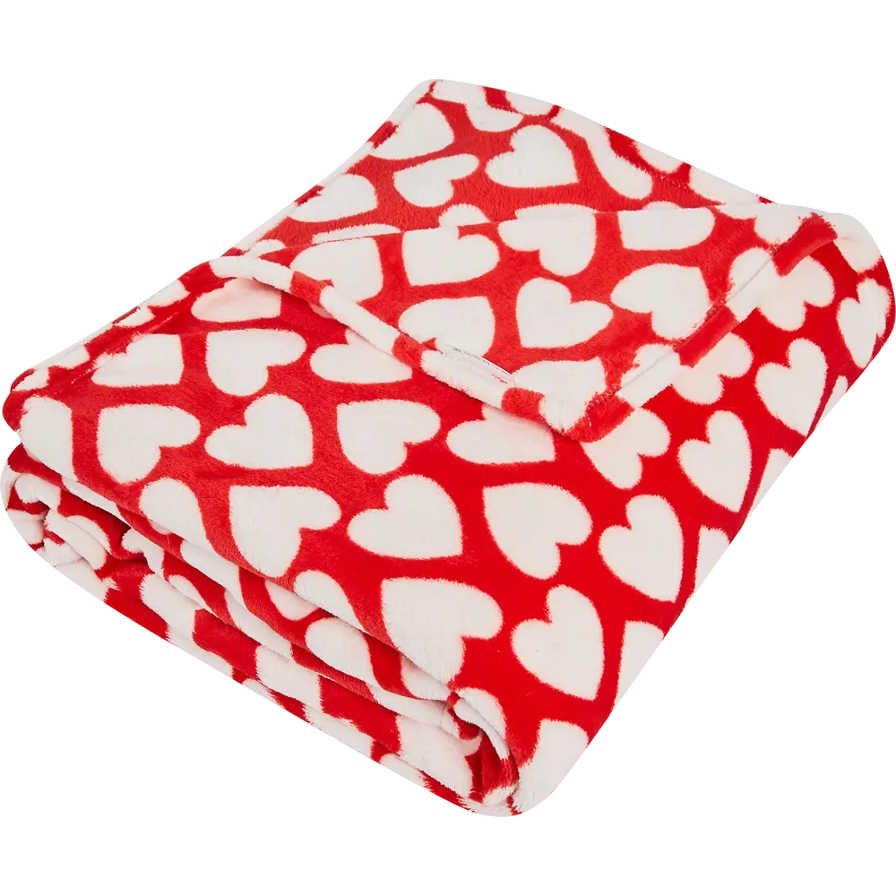 Плед Ti Amo 150x200 см фланель цвет красный 89337333 STLM-2173802 Ardenza