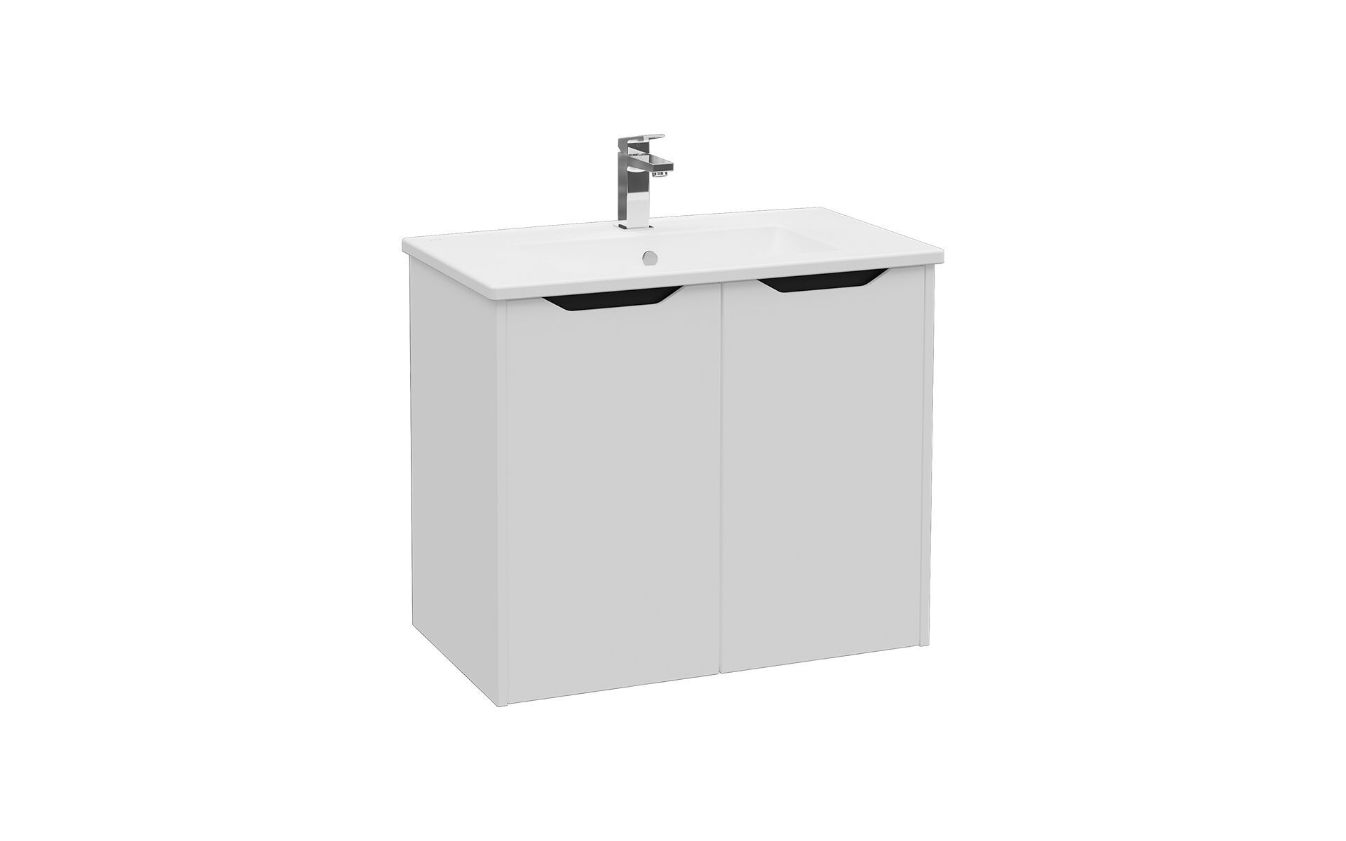 Подвесной шкаф для умывальника со встроенной раковиной VitrA Bathrooms Integra Square ARCH-00027181 - Вид №6
