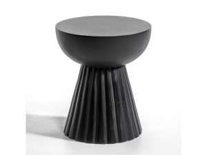 Круглый журнальный столик из манго