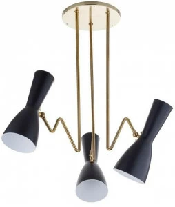 Il Bronzetto Регулируемая люстра из латуни Wormhole Wor10