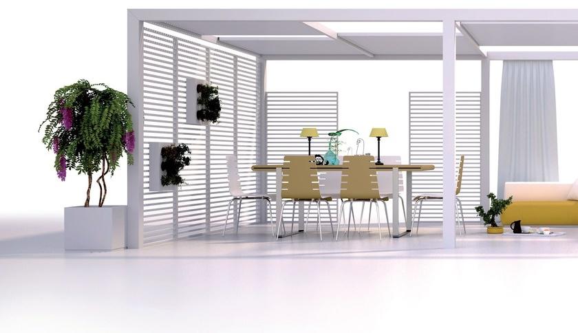 UNOSIDER Алюминиевая вертикальная зеленая решетка Shape sun-id-1468810 - Вид №2