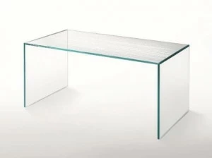 Glas Italia Прямоугольный стол из хрусталя Ghiacciolo ponte
