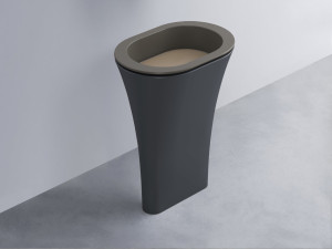 AMLA65-FN+AMPILO-AN+AMCOLO-BA Раковина Amedeo Ovale отдельностоящая cielo Enjoy + Amedeo