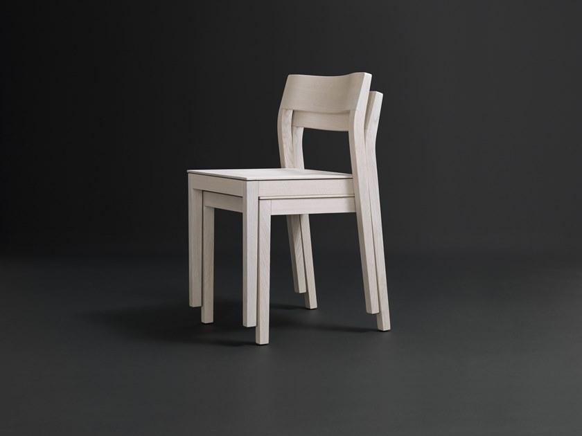 ZEITRAUM Штабелируемый стул из массива дерева Sit sun-id-1493768 - Вид №8