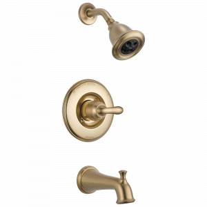T14494-CZH2O Monitor® 14 Series H2Okinetic® Ванна и душевая панель Delta Faucet Linden Шампанское бронза