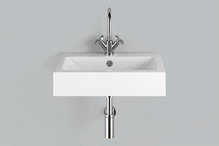 4201000401 Умывальник, wt.pr585h, белая, противомикробное Alape серия PR 