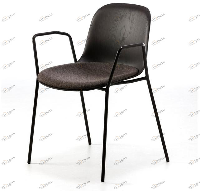 arrmet Стул ясень с подлокотниками со встроенной подушкой Máni wood sun-id-1379016