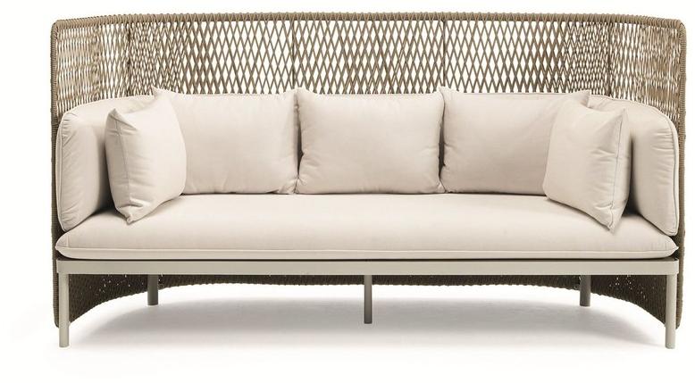 Ethimo Садовый диван 3 мест с высокой спинкой Esedra sun-id-1385874 - Вид №1