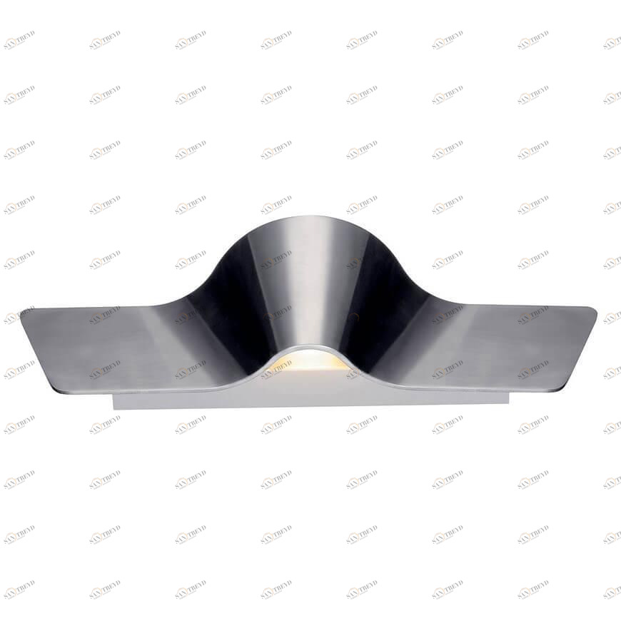 Настенный светодиодный светильник хром SLV Wave Wall 45 147846 SLV WAVE ALUMINIUM 00-3890778 Хром 