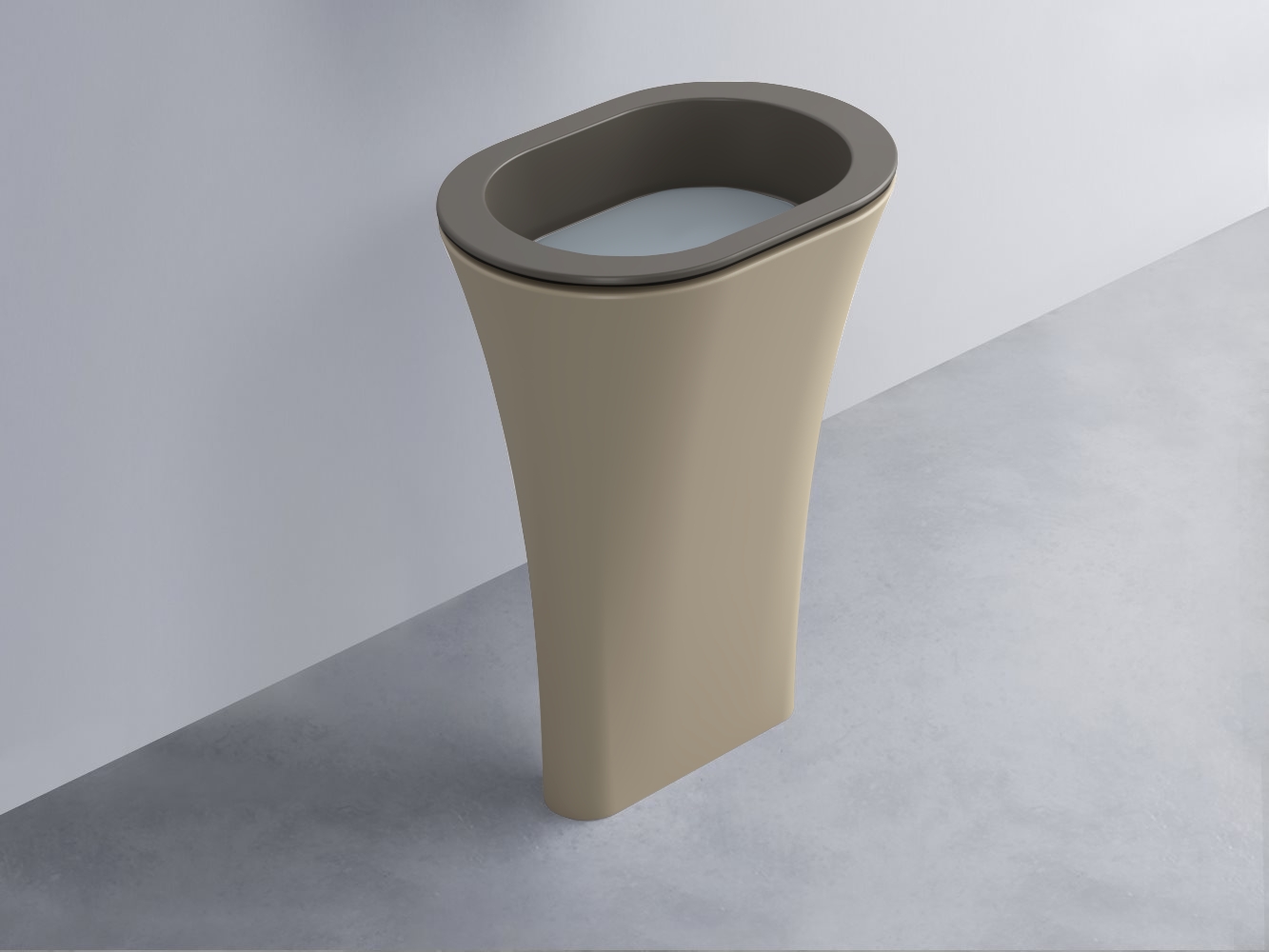 AMLA65-FN+AMPILO-BR+AMCOLO-AV Раковина Amedeo Ovale отдельностоящая cielo Enjoy + Amedeo Ceramica Cielo