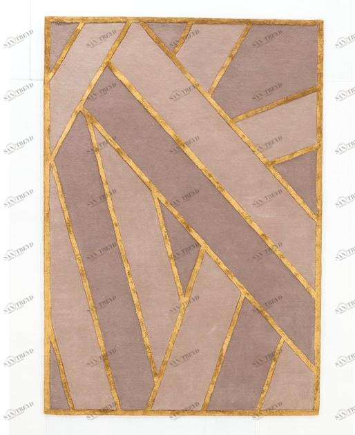 Scarlet Splendour Прямоугольный шерстяной коврик Nesso sun-id-1495507