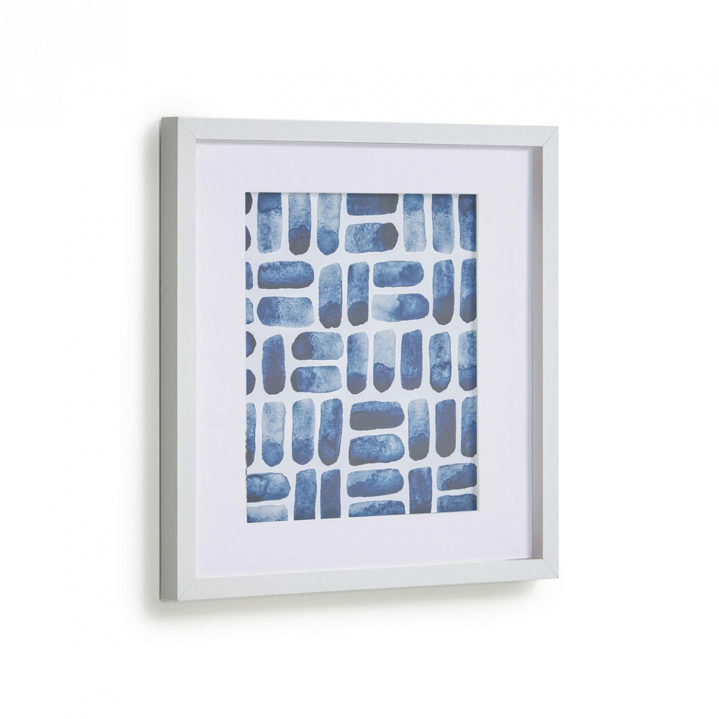 101707 Постер с синими прямоугольниками 40 х 40 см La Forma Kuma