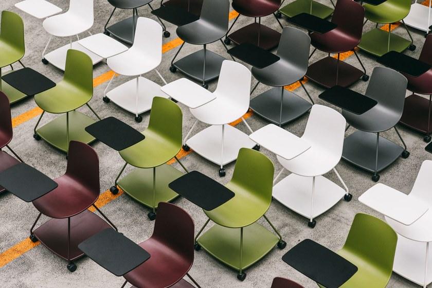 ENEA Стул для конференций из полипропилена с ящиком для хранения Tray sun-id-1463772 - Вид №16