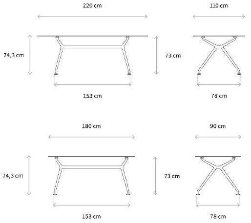 Wagner Прямоугольный стол для совещаний W-table sun-id-1486481 - Вид №1