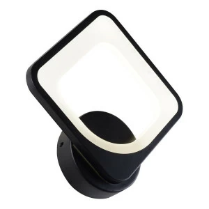 Бра настенное черное iLedex Pluto 5228/1-BK ILEDEX PLUTO 00-3930846 Черный