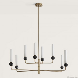 Aromas C1224/8 Old Gold/Black люстра подвесная золото/черная