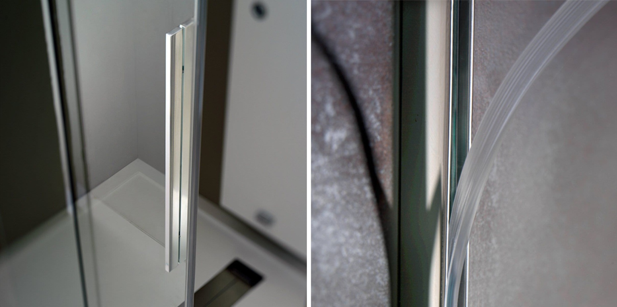 Душевой уголок Wing W01 150x70 см Karolitalia BLUBLEUWING01150X70 - Вид №1