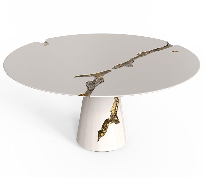 0-256 Белый обеденный стол Lapiaz Boca Do Lobo  - Вид №1