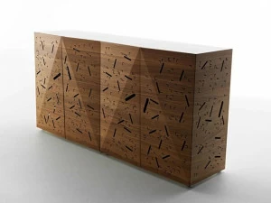 Casamania & Horm Буфет из орехового дерева с распашными дверцами Riddled