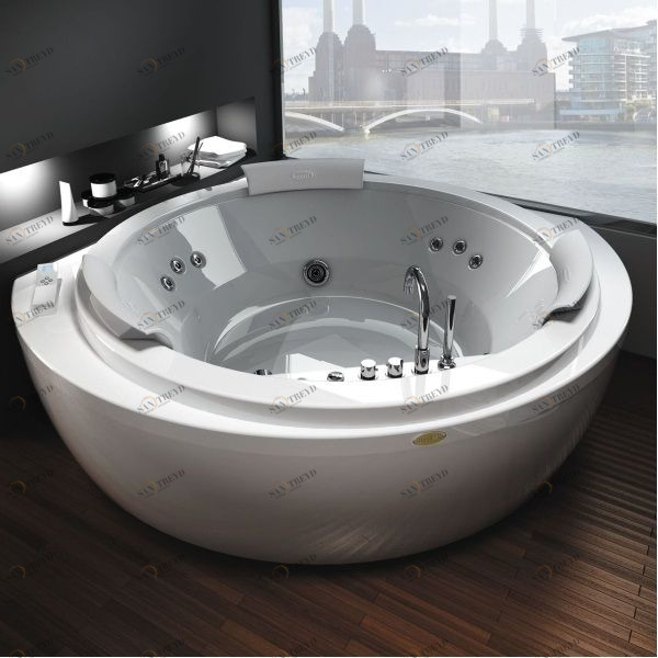 Ванна угловая с гидромассажем "TOP AQS" Nova Corner 9Q43-554A Jacuzzi 9Q43554A