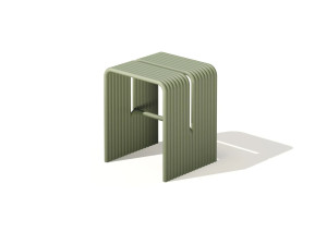 Алюминиевый низкий садовый стул с порошковым покрытием