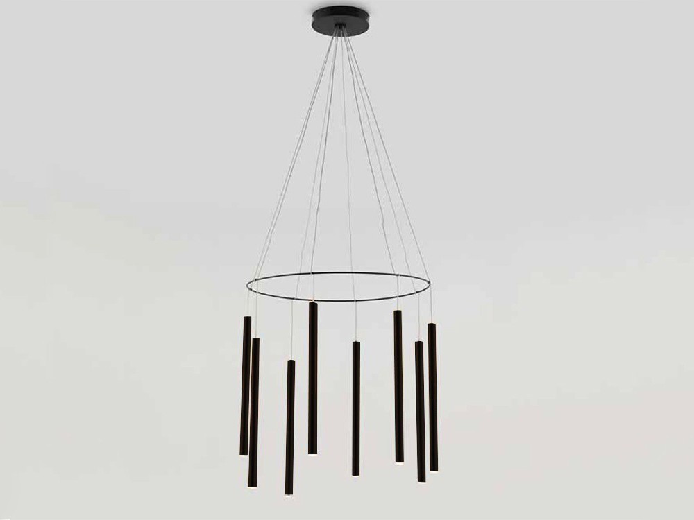 101002 Люстра Mika Multi черный матовый Aromas del Campo Mika multi 