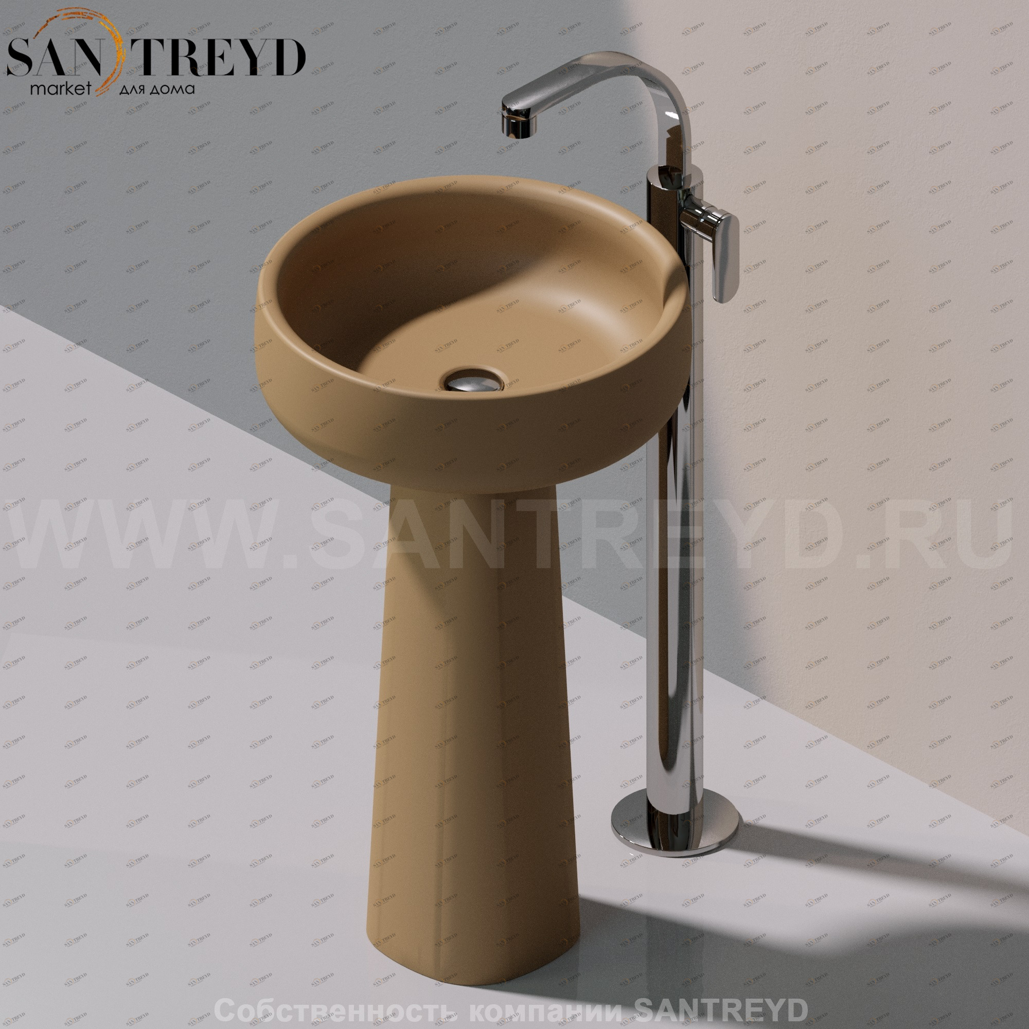 BN50C9004 Пьедестал для раковины круглая Ceramica Flaminia Bonola