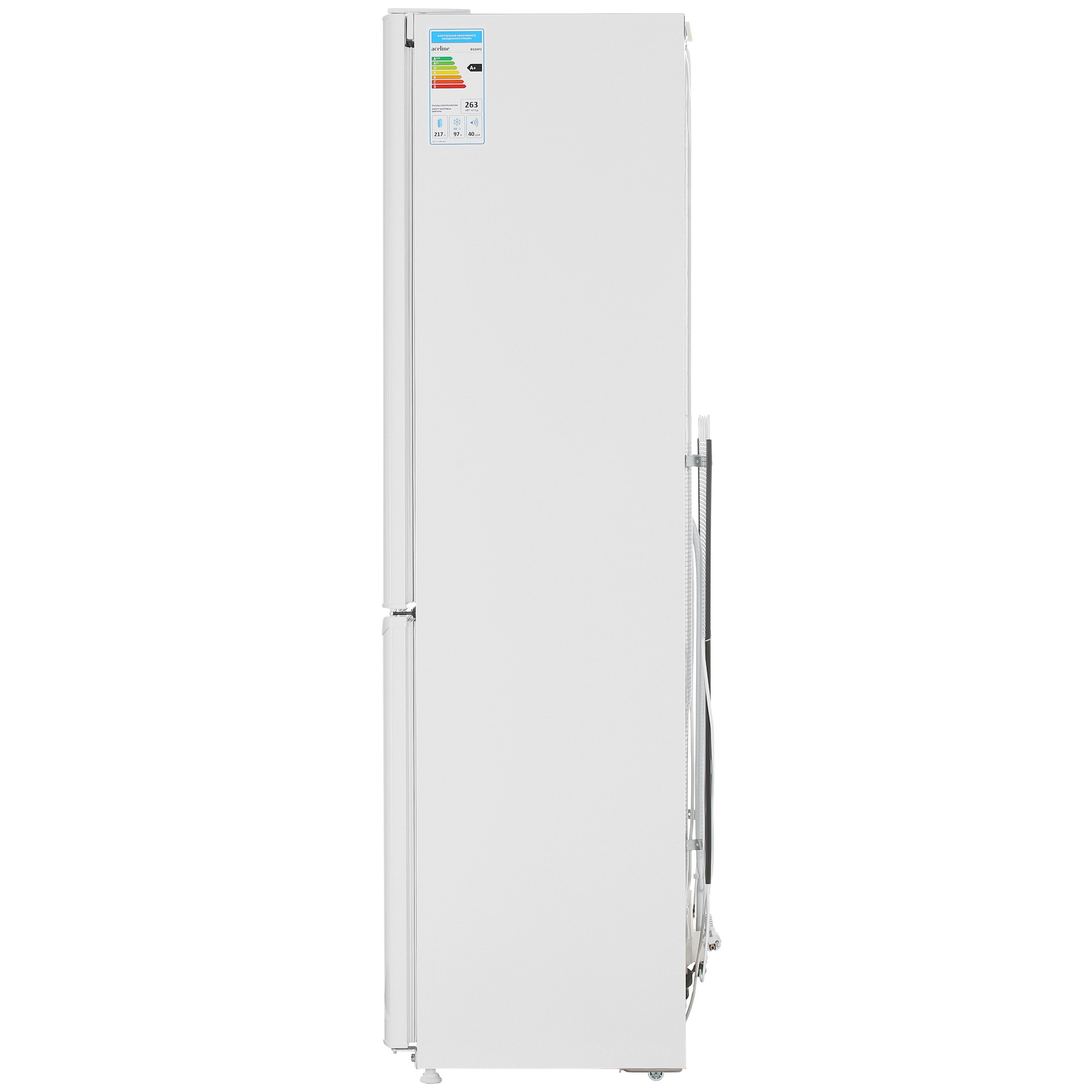 9113503 Холодильник с морозильником   Aceline B32APZ белый STDN-0101987 - Вид №3