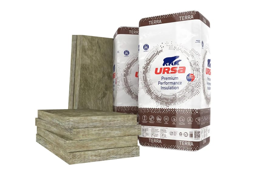 Гидрофобная панель из минеральной ваты для термоакустической изоляции Ursa URSA TERRA ARCH-00147056
