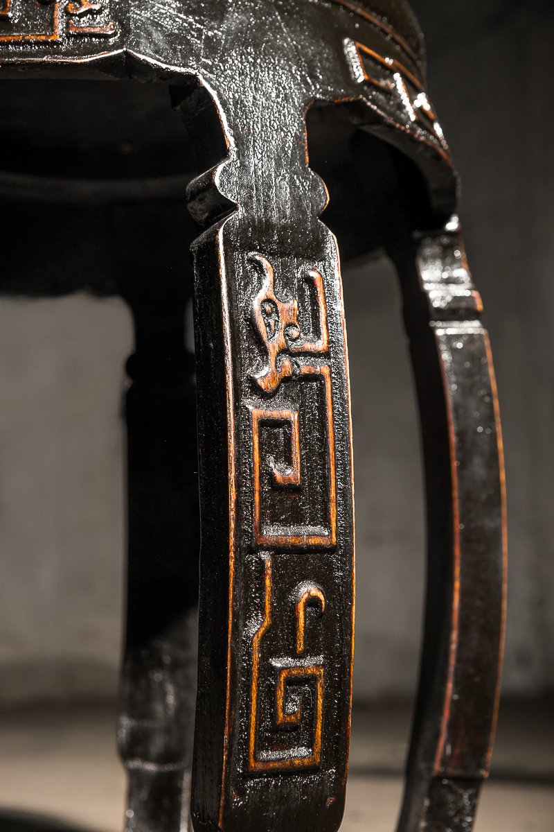 Табурет Дунь Коричневый ДОМАШНЯЯ ОБСТАНОВКА CHINA 017400 Коричневый Santreyd  - Вид №8