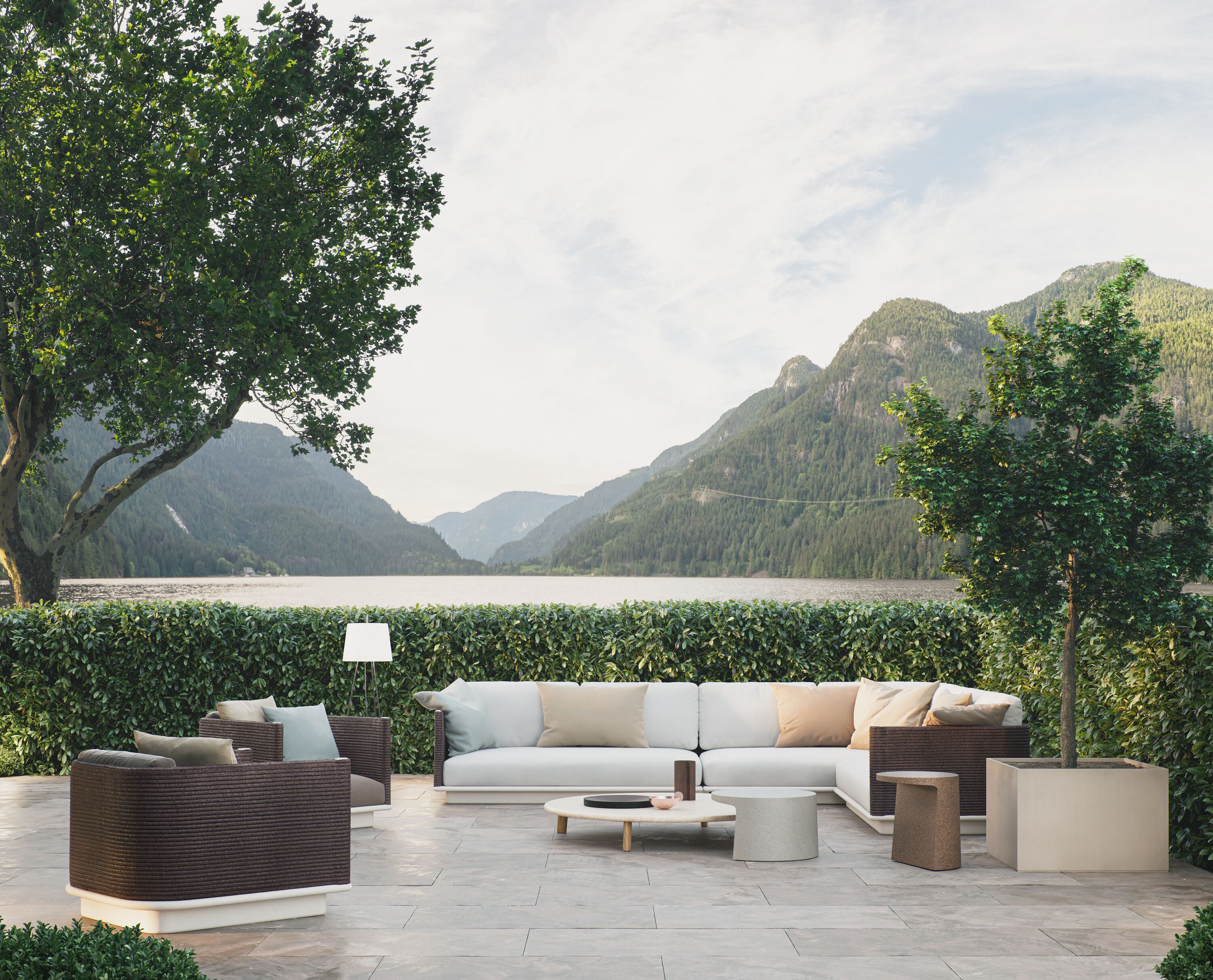 Круглый низкий журнальный столик Kettal ARCH-00149626 - Вид №9