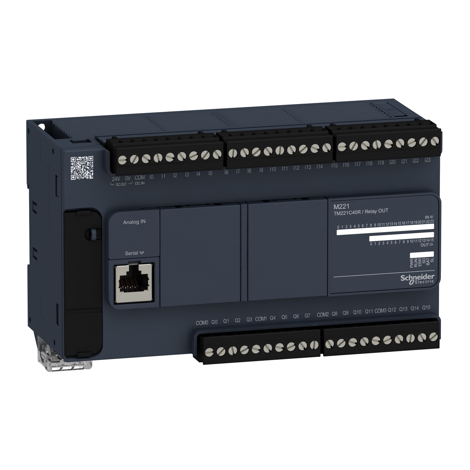 TM221C40R КОМПАКТНЫЙ БАЗОВЫЙ БЛОК M221-40IO РЕЛЕ Schneider Electric OEM ПЛК Modicon 