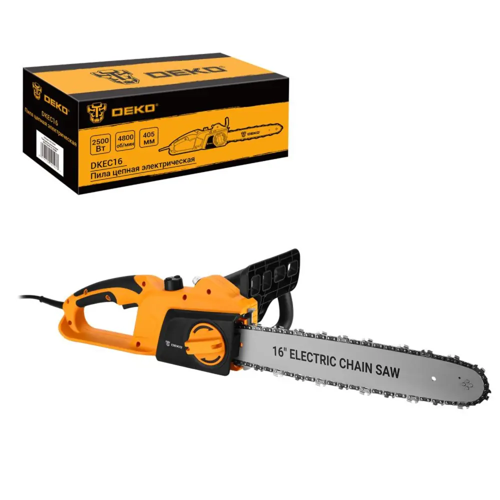 Цепная электропила DEKO DKEC16 для сада и дома 89359922 STLM-0952552 - Вид №1
