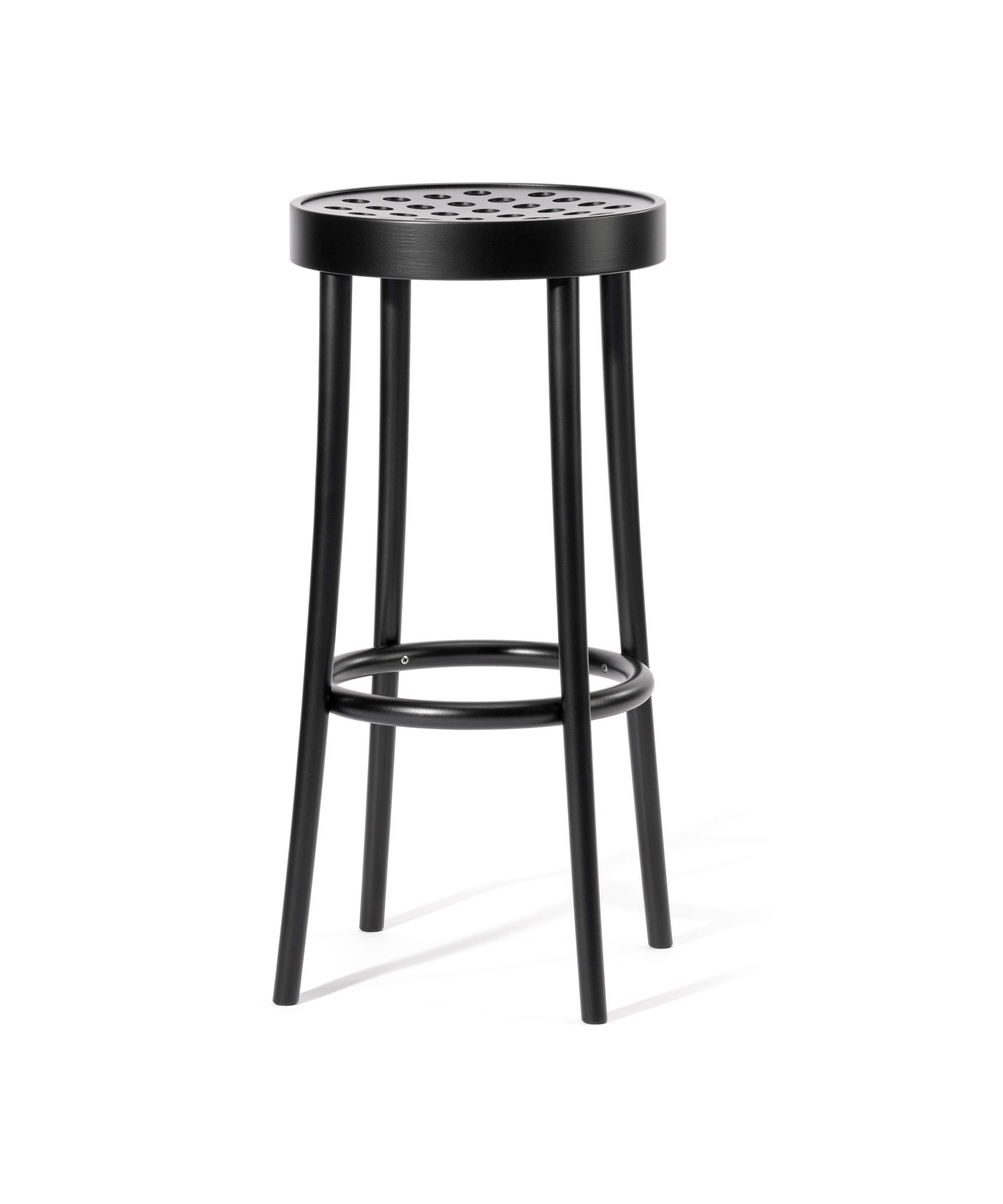 Высокий деревянный барный стул с подставкой для ног TON 822 ARCH-00090162 - Вид №20