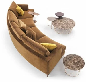 Marelli Изогнутый бархатный диван Loft