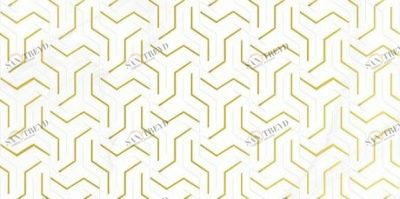 Crystal Fractal Декор белый Laparet sun-id-311510