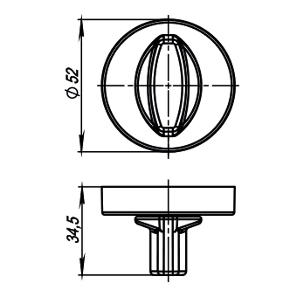 Завёртка Armadillo BK6 URB, цвет бронза STLM-2138073 - Вид №2