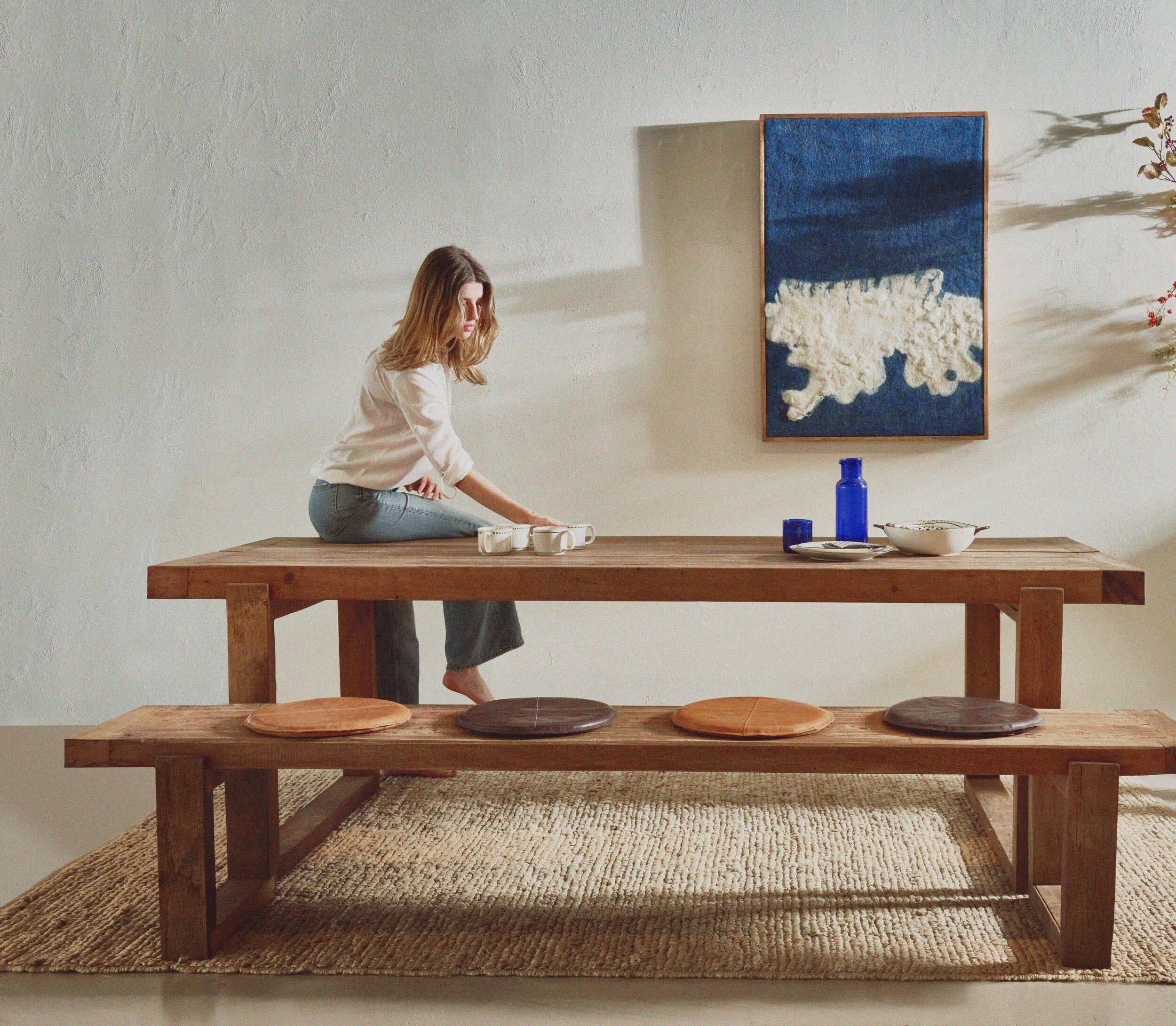 Восстановленный деревянный прямоугольный стол POMAX Андалусия ARCH-00142942 - Вид №1