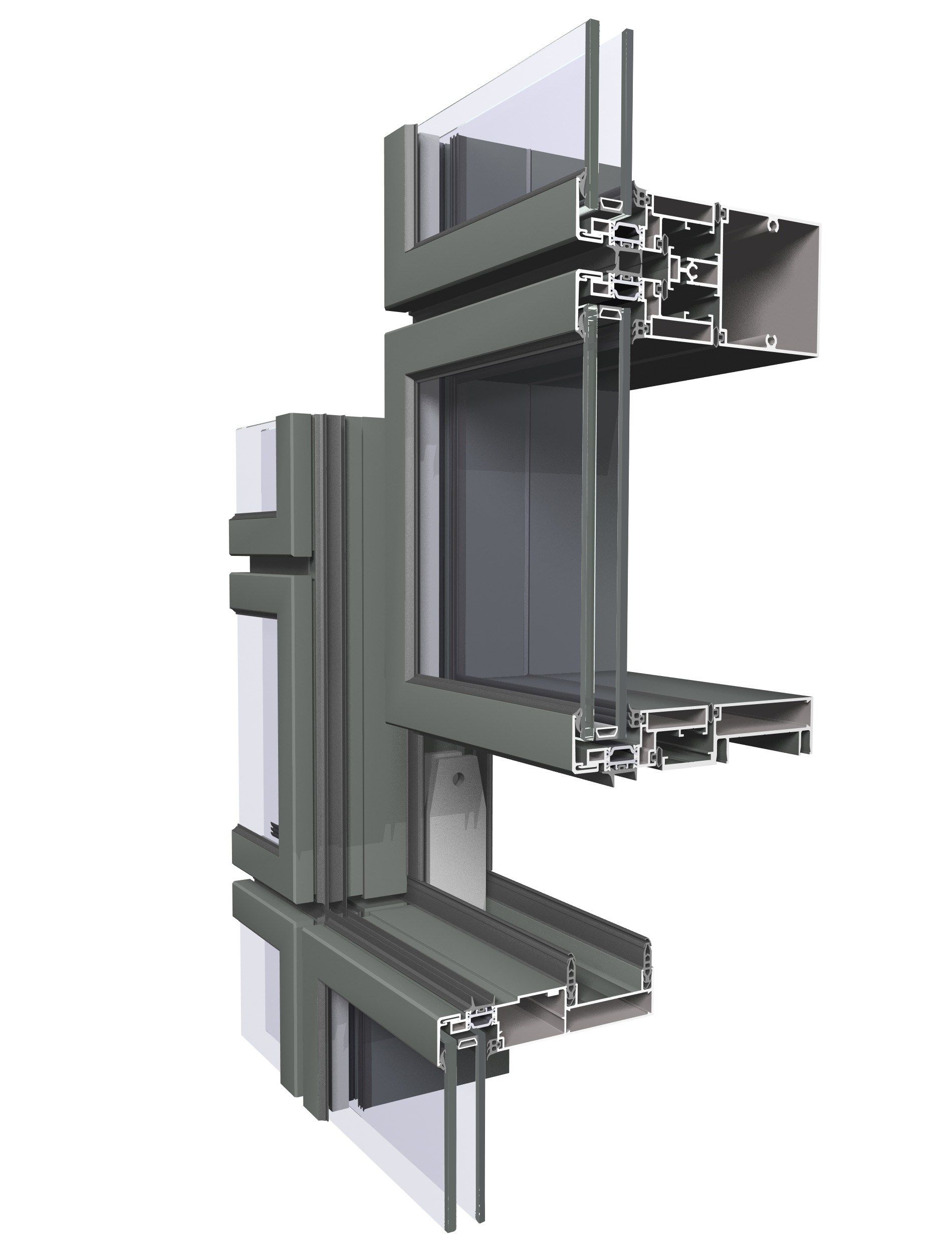 Алюминиевая система навесной стены Reynaers Aluminium ConceptWall ARCH-00093759 - Вид №21