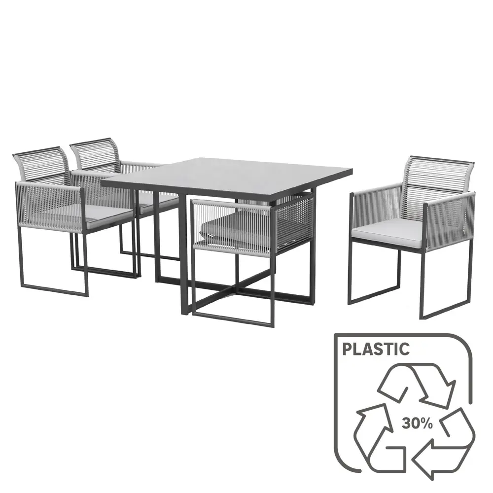 NATERIAL Compass: садовый обеденный набор со складными стульями 84855722 STLM-0056174 - Вид №13