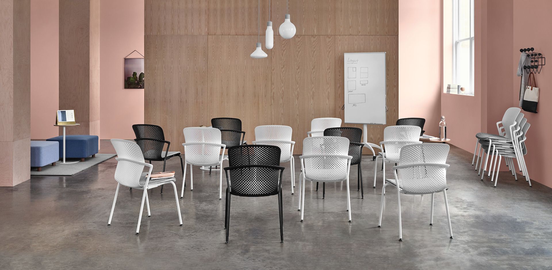 Штабелируемый стул с подлокотниками Herman Miller Keyn ARCH-00145587 - Вид №4