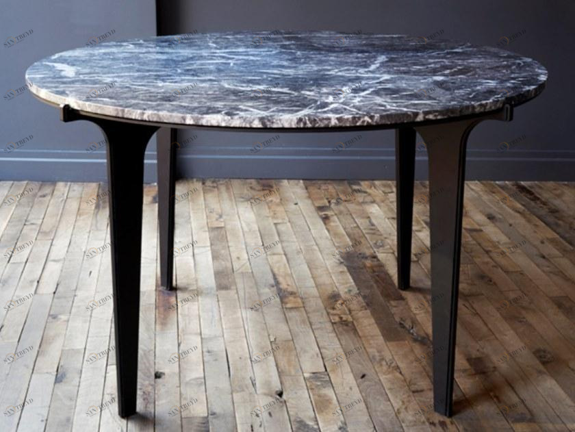 GABRIEL SCOTT Круглый мраморный стол Prong sun-id-1466330