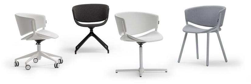 Offecct Поворотное кожаное кресло с 4-мя спицами Phoenix sun-id-1460551 - Вид №2