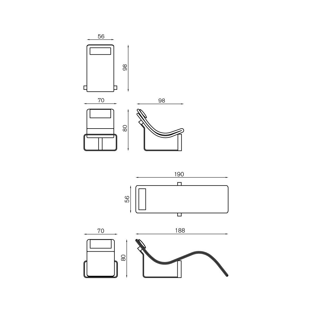 Chaise longue BALERI ITALIA FLIPT ARCH-00113930 - Вид №15