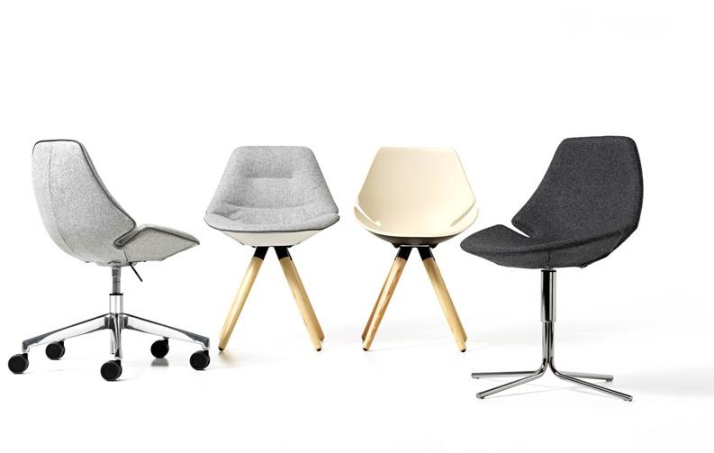 Diemme Офисное кресло из ткани с 5 спицами на колесиках Eon sun-id-1497678 - Вид №3