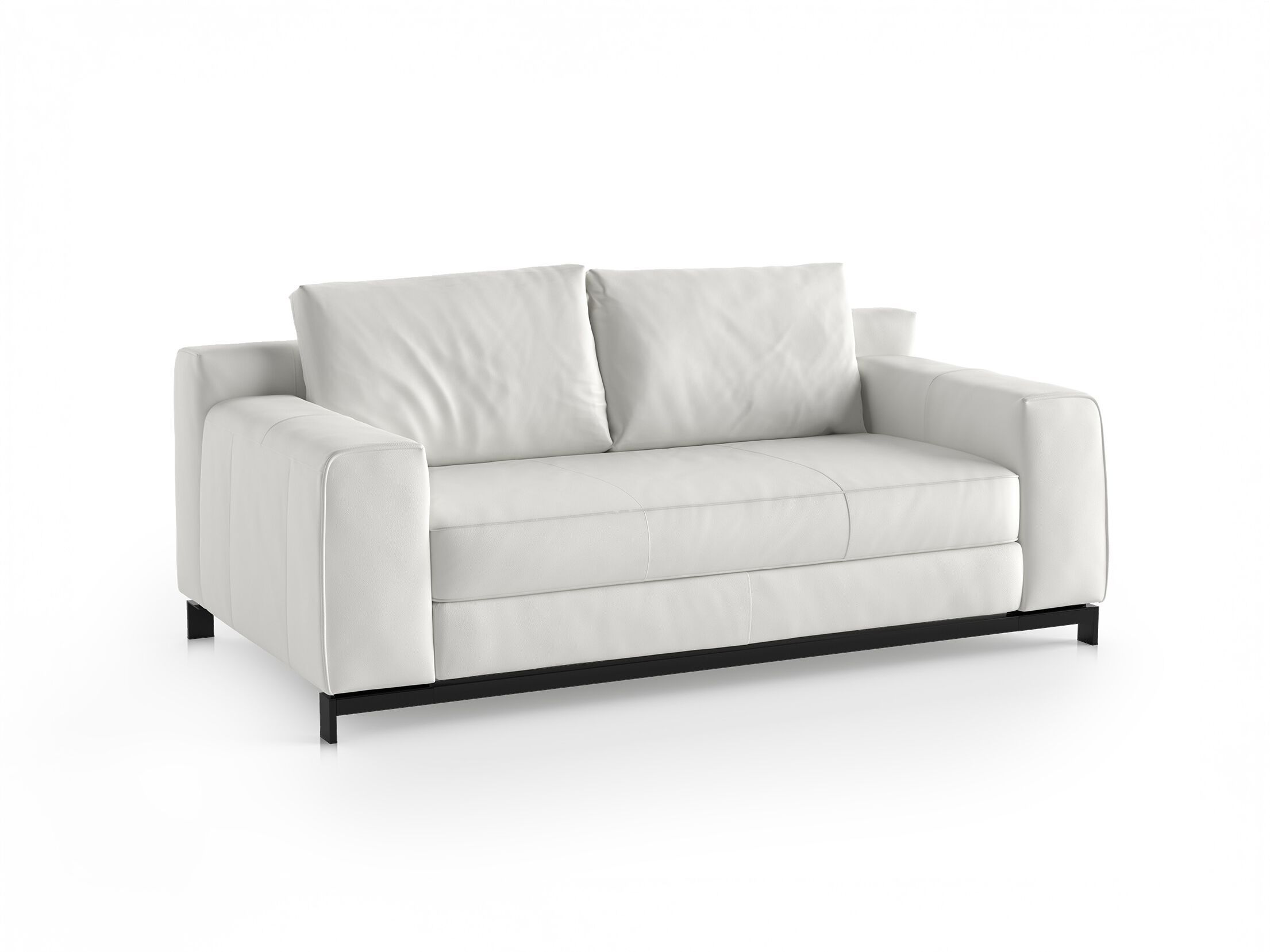 2-местный кожаный диван Natuzzi Italia LEAF ARCH-00133747 - Вид №1