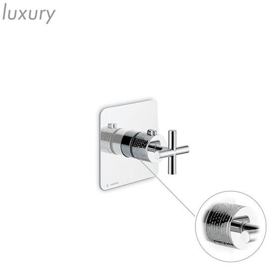 newform Термостатический однорычажный смеситель для душа встраиваемый Blink 69817e - 69827e - Вид №1