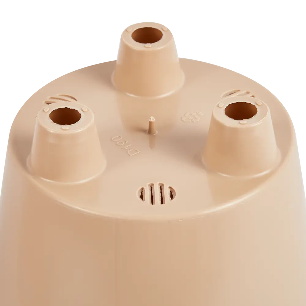 Горшок цветочный Ingreen Sand ø19 h17.7 см v3.3 пластик кремовый 86750056 STLM-2020337 - Вид №4