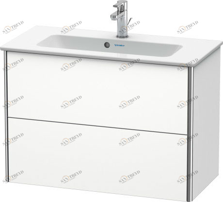 XS416601818 XSquare Тумбочка подвесная компакт Белый матовый, декор Duravit